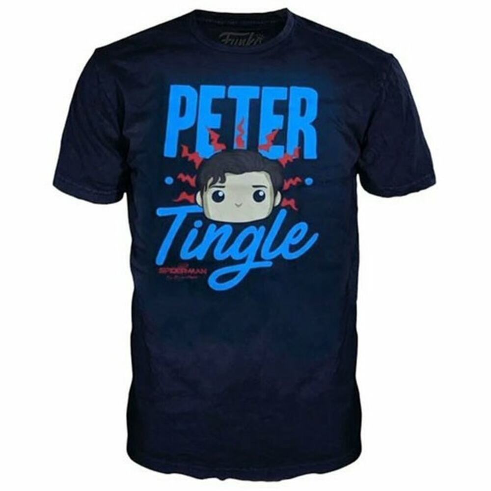Funko Pop Tees Marvel Collector Corps Spider Man Peter Parker Tingle T-Shirt